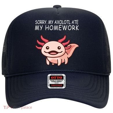 School Axolotl My Axolotl Ate My Homework Cute Axolotl Hat