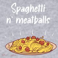 Spaghetti And Meatballs Spaghetti And Meatballs Cool Gift Women's Racerback Cropped Tank thumb 2