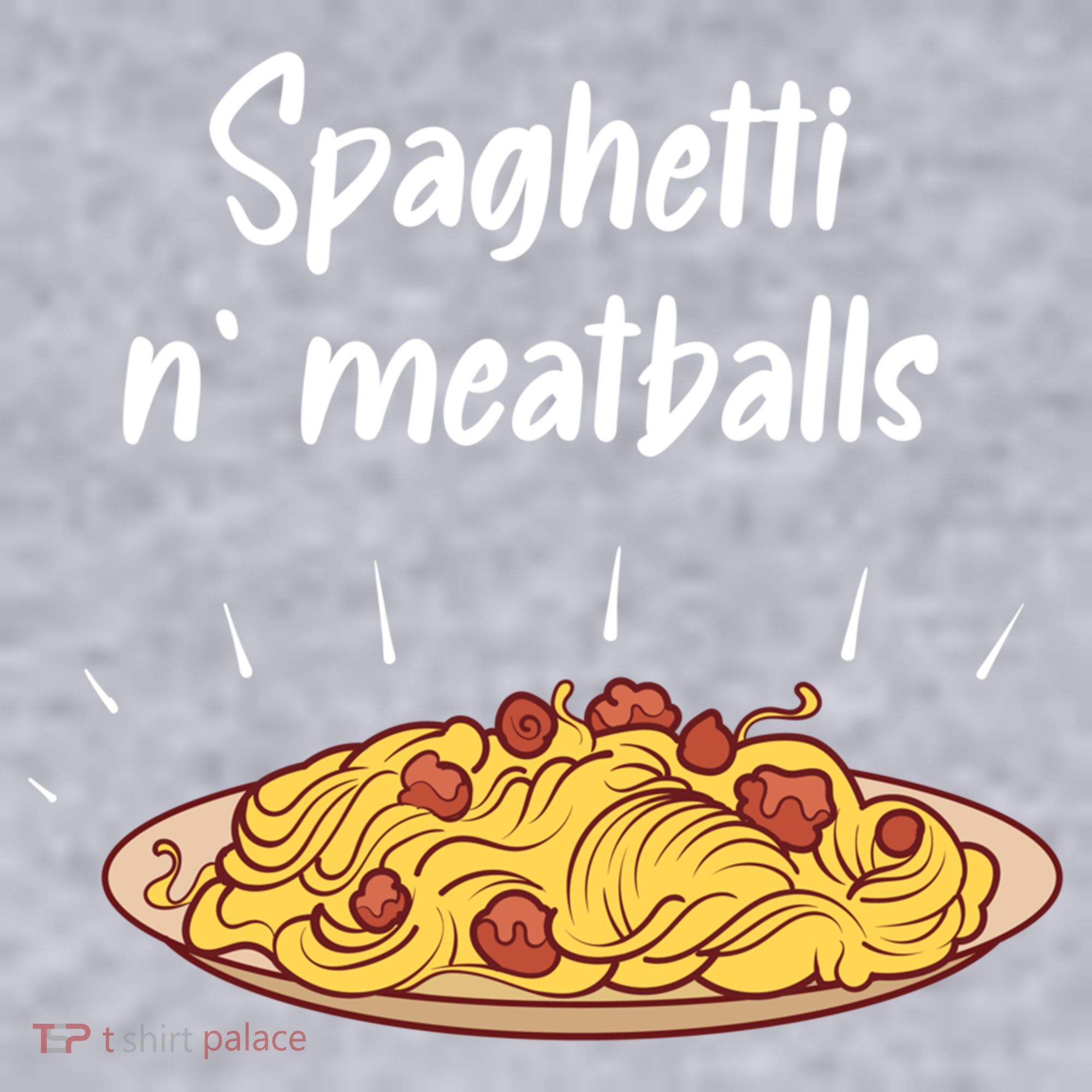 Spaghetti And Meatballs Spaghetti And Meatballs Cool Gift Women's Racerback Cropped Tank