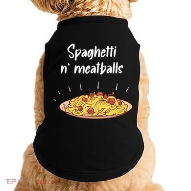 Spaghetti And Meatballs Spaghetti And Meatballs Cool Gift Doggie Tank
