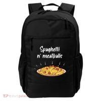 Spaghetti And Meatballs Spaghetti And Meatballs Cool Gift Backpack thumb 0