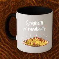 Spaghetti And Meatballs Spaghetti And Meatballs Cool Gift Coffee Mug thumb 2