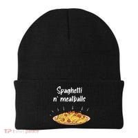 Spaghetti And Meatballs Spaghetti And Meatballs Cool Gift Beanie thumb 0