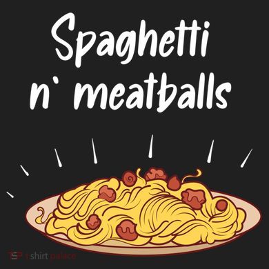 Spaghetti And Meatballs Spaghetti And Meatballs Cool Gift Urban Oversized Heavyweight T-Shirt