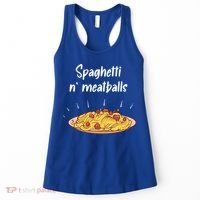 Spaghetti And Meatballs Spaghetti And Meatballs Cool Gift Women's Tank Top thumb 0