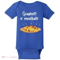 Spaghetti And Meatballs Spaghetti And Meatballs Cool Gift Baby Bodysuit thumb 0