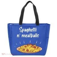 Spaghetti And Meatballs Spaghetti And Meatballs Cool Gift Tote Bag thumb 0