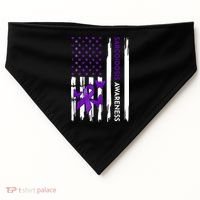 Sarcoidosis Awareness Month Gift USA-Made Doggie Bandana thumb 0