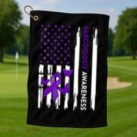 Sarcoidosis Awareness Month Gift Golf Towel thumb 1