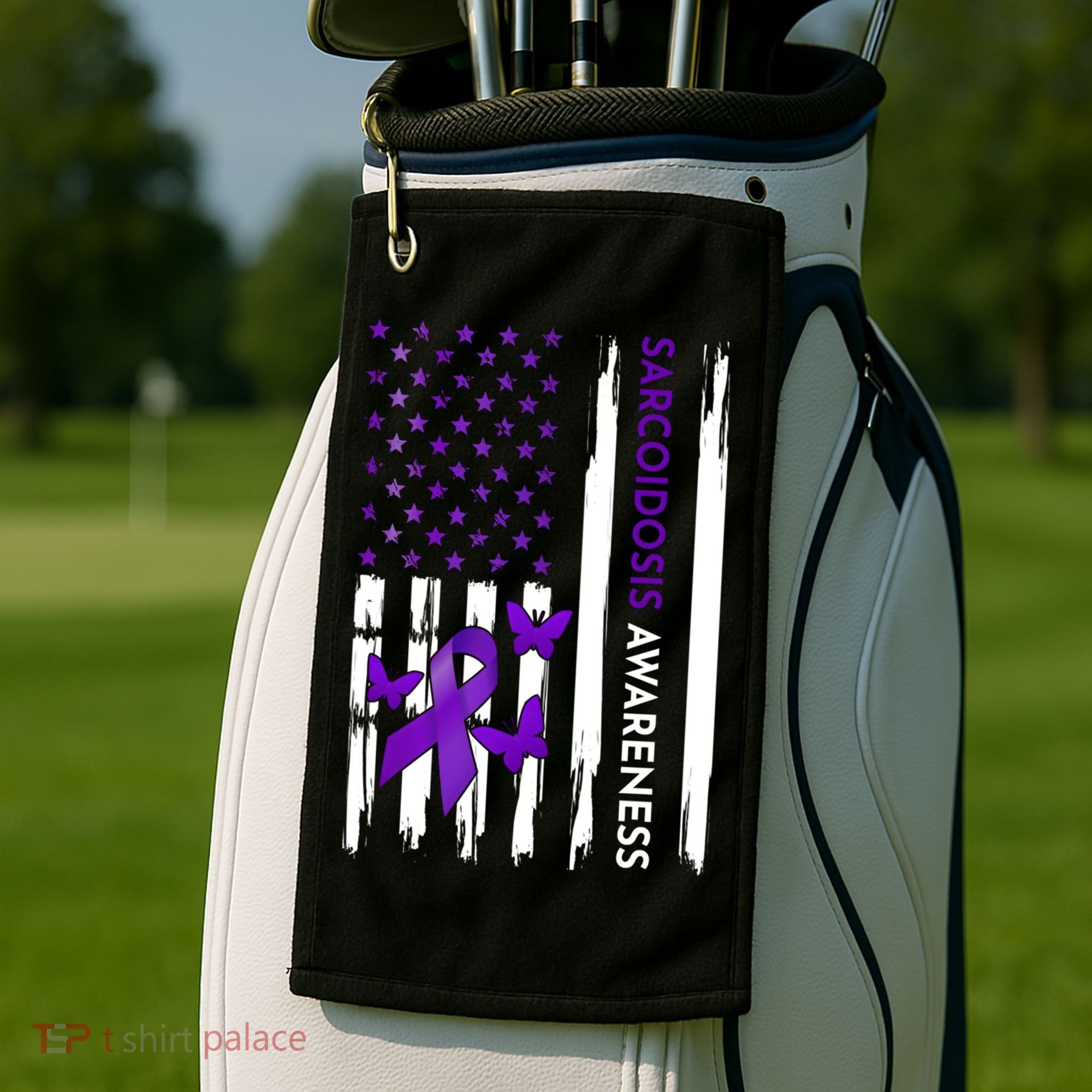 Sarcoidosis Awareness Month Gift Golf Towel