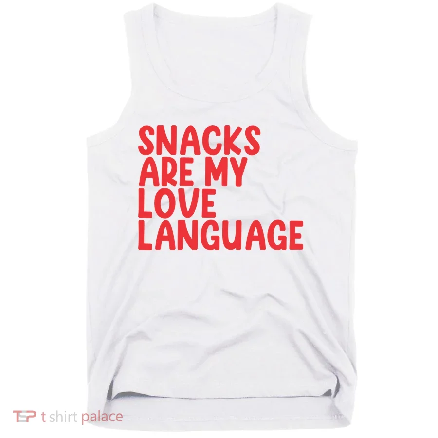 Snacks Are My Love Language Tank Top