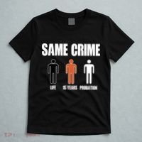 Same Crime Life 15 Years Probation Equality T-Shirt thumb 5