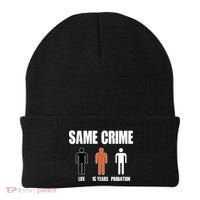 Same Crime Life 15 Years Probation Equality Beanie thumb 0
