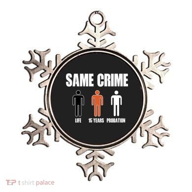 Same Crime Life 15 Years Probation Equality Ornament