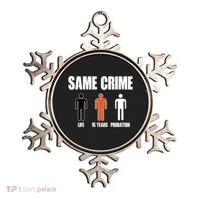 Same Crime Life 15 Years Probation Equality Ornament