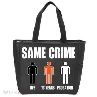 Same Crime Life 15 Years Probation Equality Tote Bag