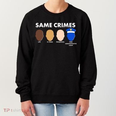 Same Crimes Black Lives Matter Women's Sweatshirt