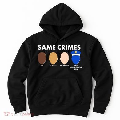 Same Crimes Black Lives Matter Hoodie