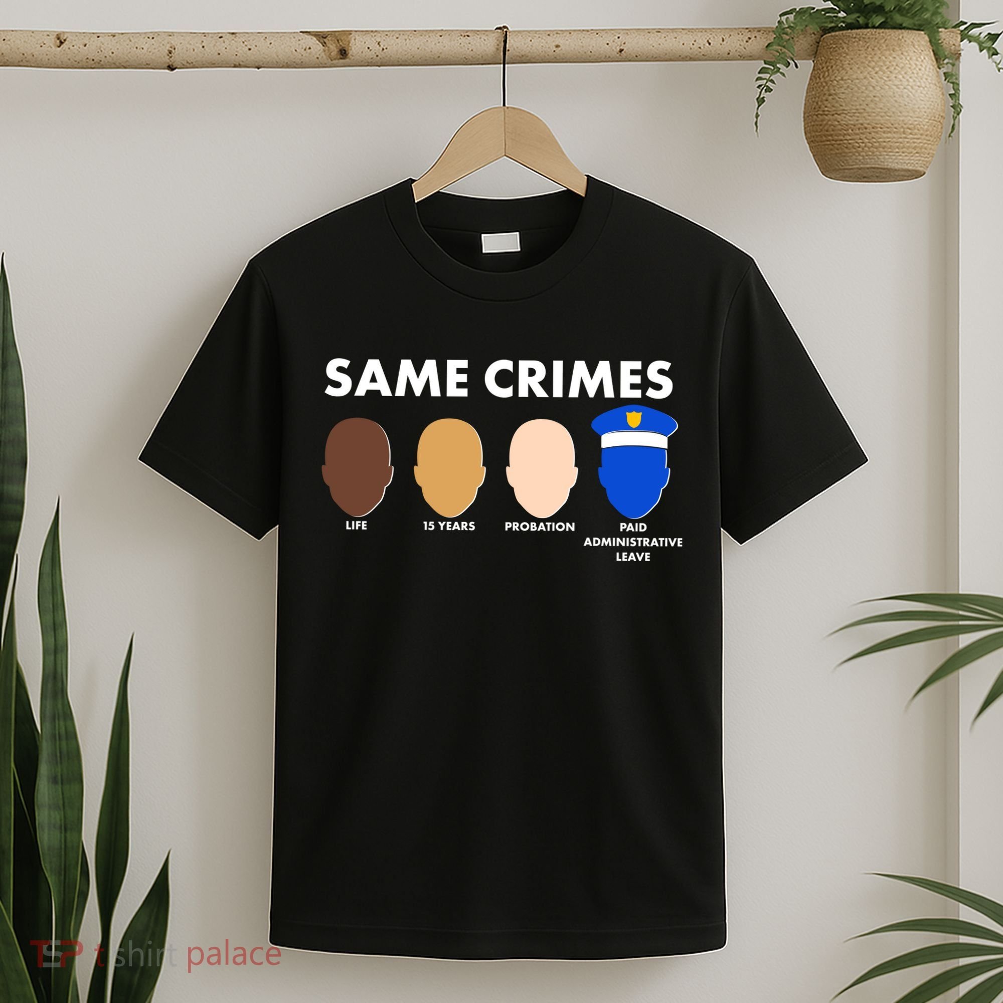 Same Crimes Black Lives Matter T-Shirt