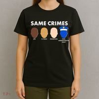 Same Crimes Black Lives Matter T-Shirt thumb 4