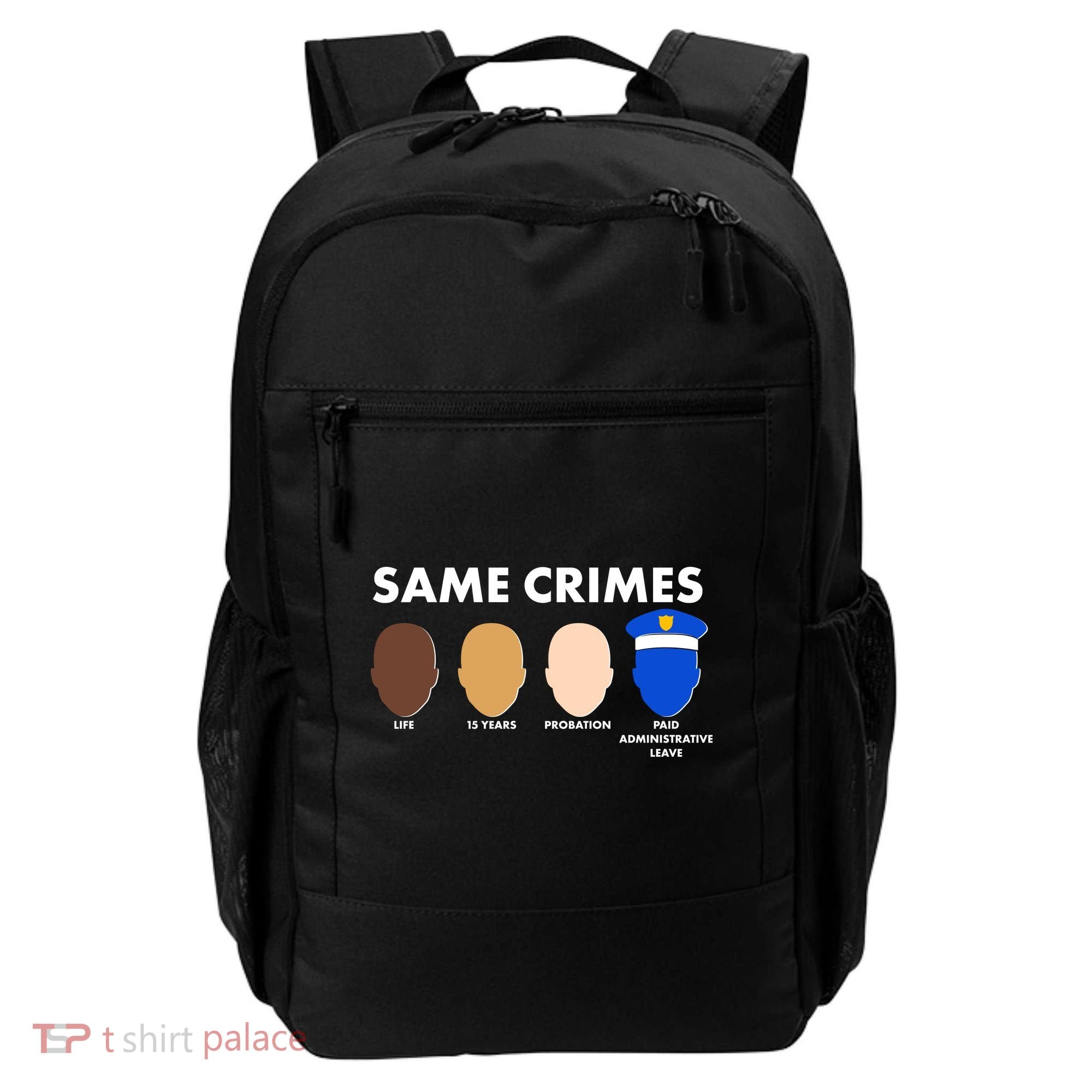 Same Crimes Black Lives Matter Backpack