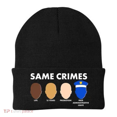 Same Crimes Black Lives Matter Beanie