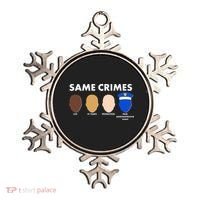 Same Crimes Black Lives Matter Ornament thumb 0