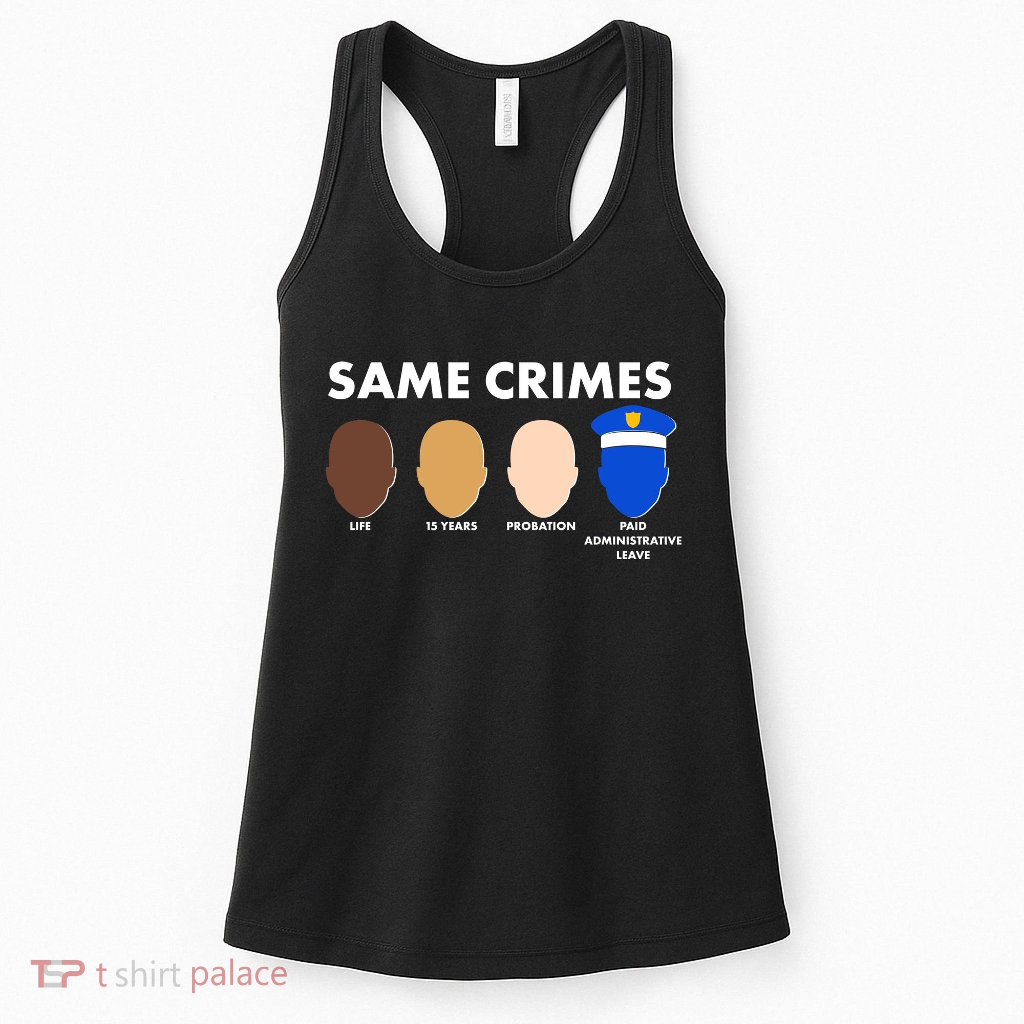 Same Crimes Black Lives Matter Women's Tank Top