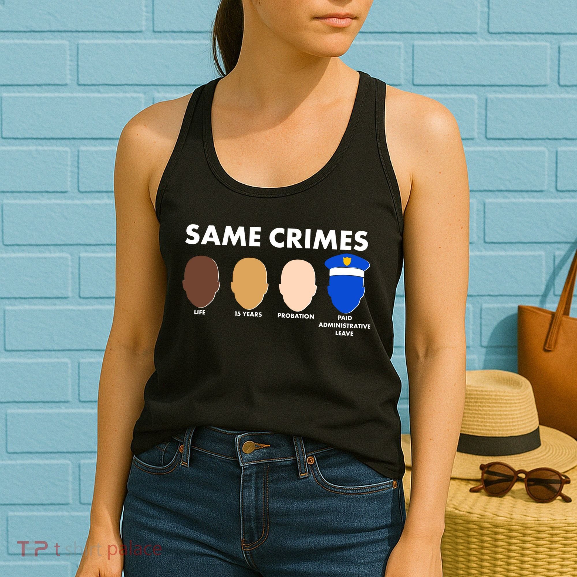 Same Crimes Black Lives Matter Women's Tank Top