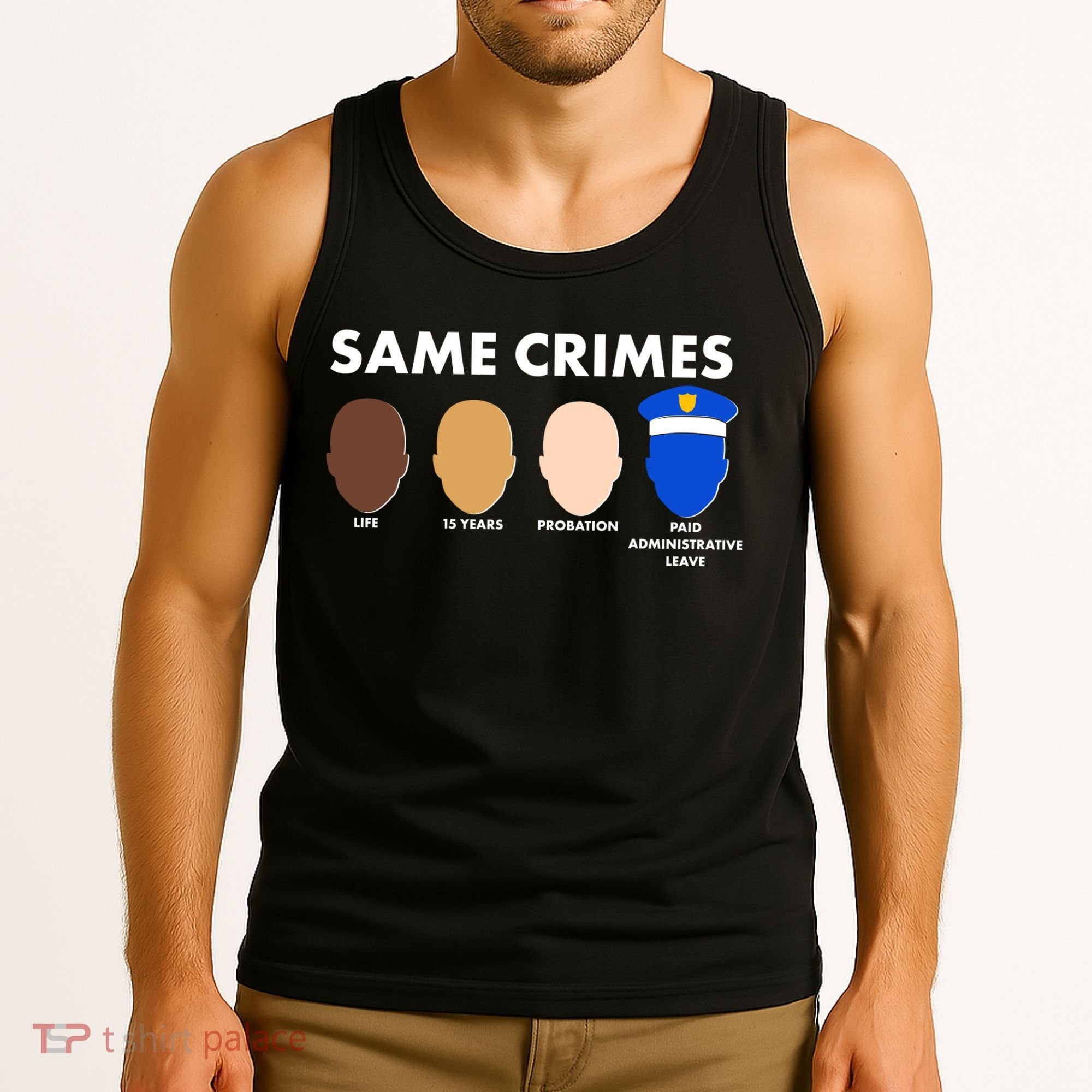Same Crimes Black Lives Matter Tank Top