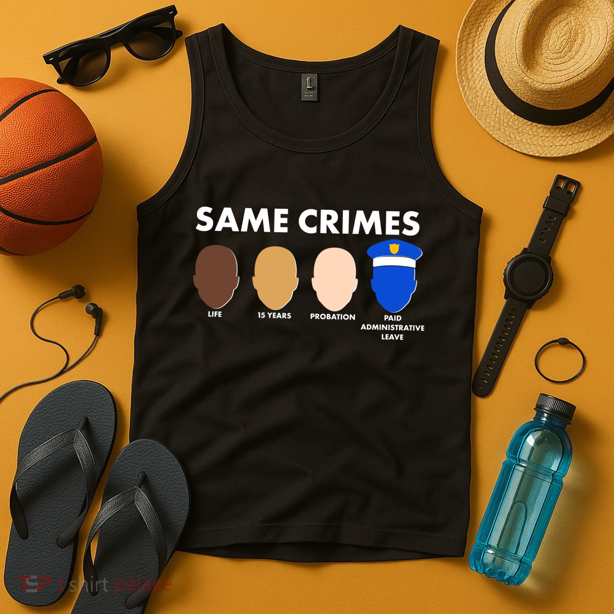 Same Crimes Black Lives Matter Tank Top