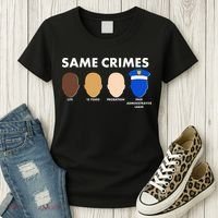 Same Crimes Black Lives Matter Women's T-Shirt thumb 3