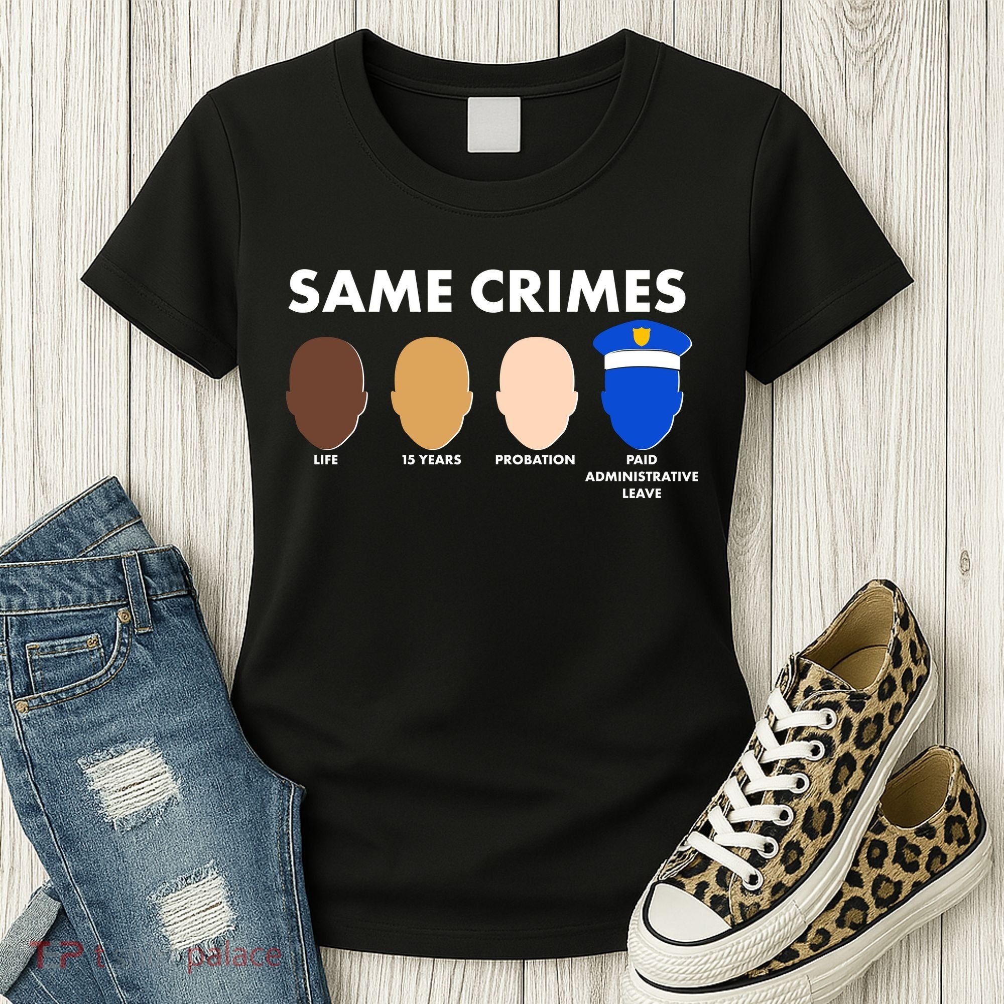 Same Crimes Black Lives Matter Women's T-Shirt