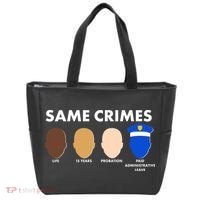 Same Crimes Black Lives Matter Tote Bag thumb 0