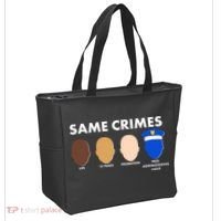 Same Crimes Black Lives Matter Tote Bag thumb 2