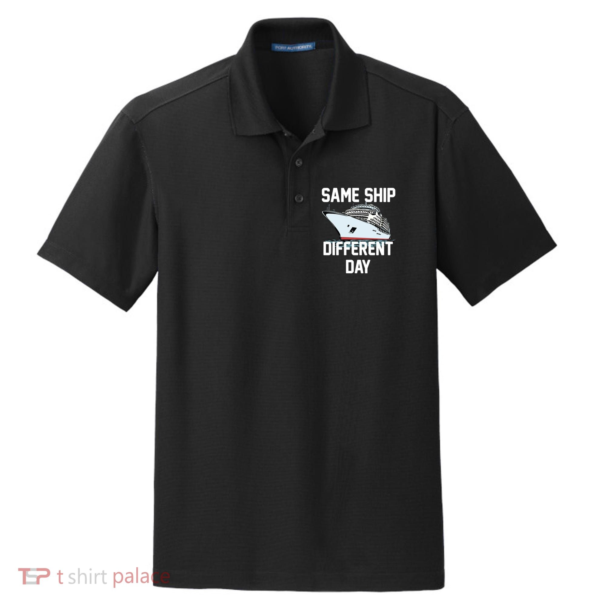 Same Ship Different Day Dry Zone Grid Polo