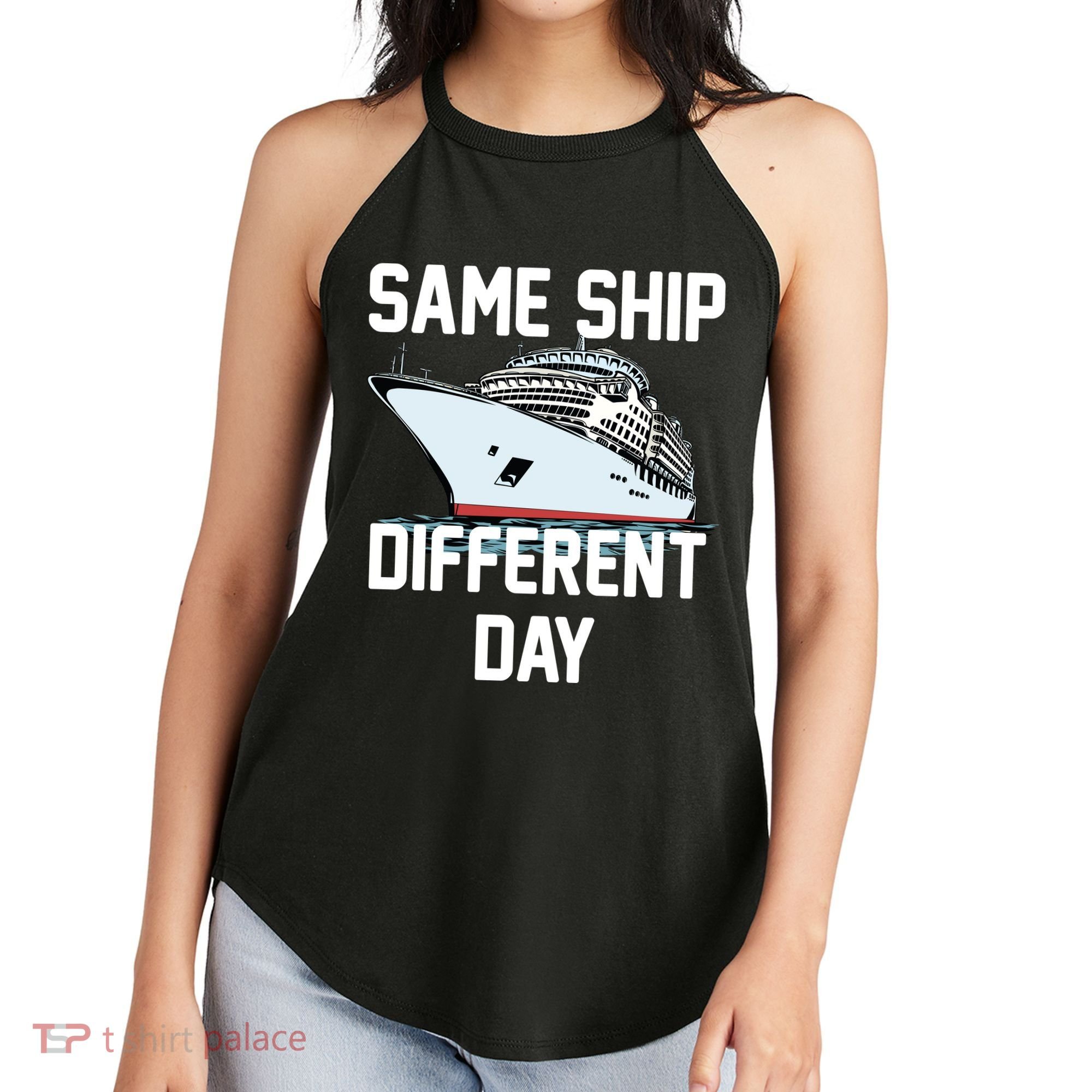Same Ship Different Day Women's Perfect Tri Rocker Tank