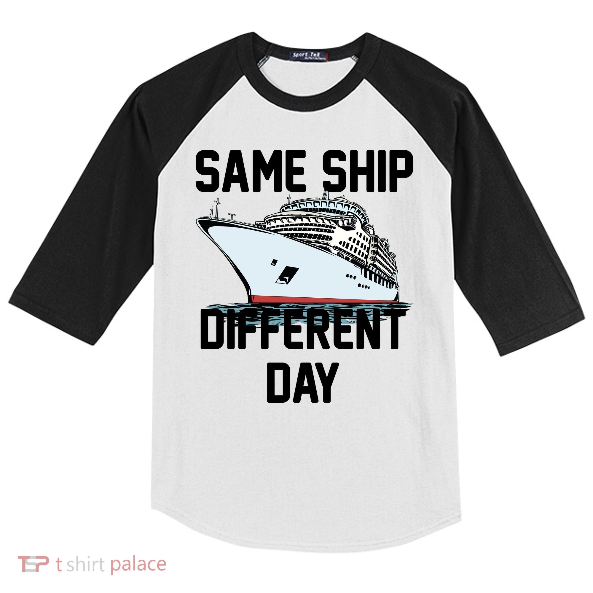 Same Ship Different Day Kids Colorblock Raglan Jersey