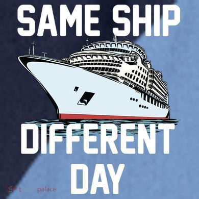 Same Ship Different Day Raglan Baseball Sleeve Shirt