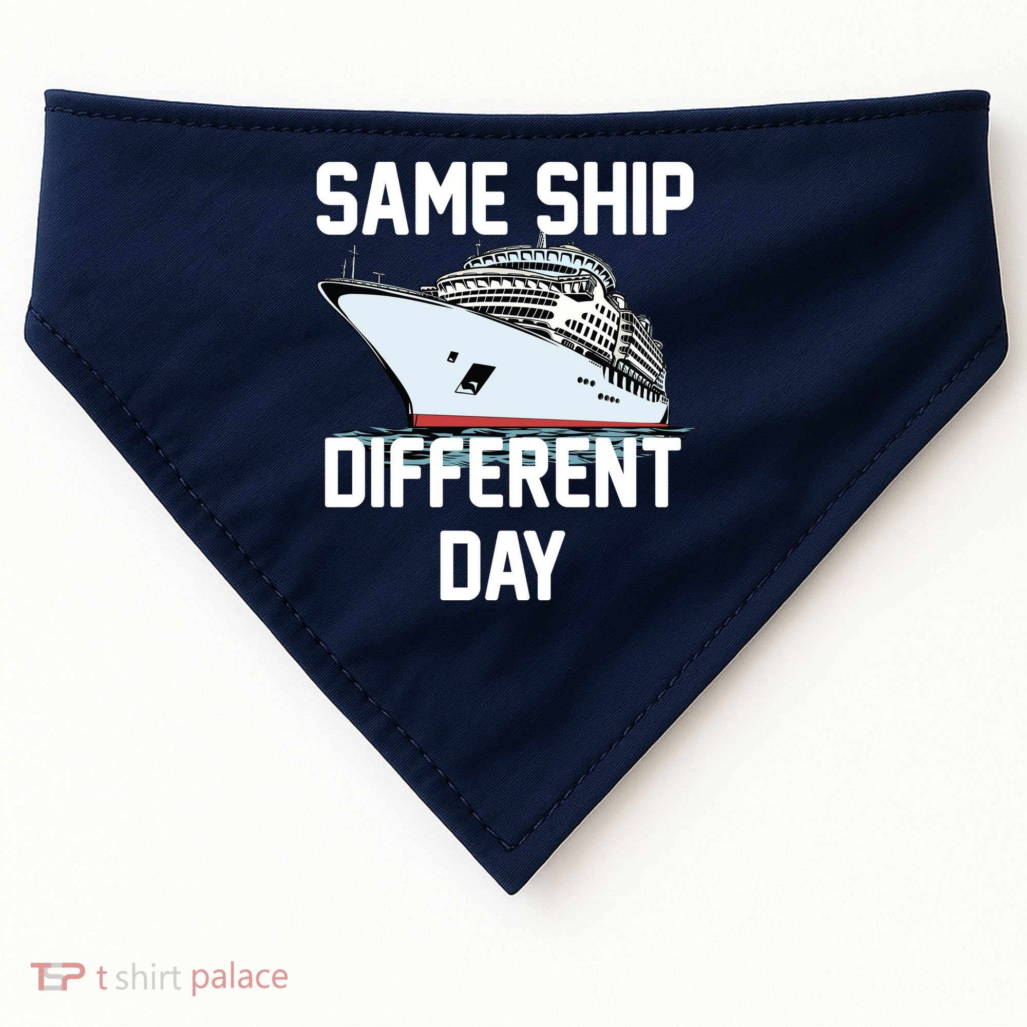 Same Ship Different Day USA-Made Doggie Bandana