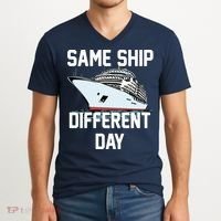 Same Ship Different Day V-Neck T-Shirt thumb 2