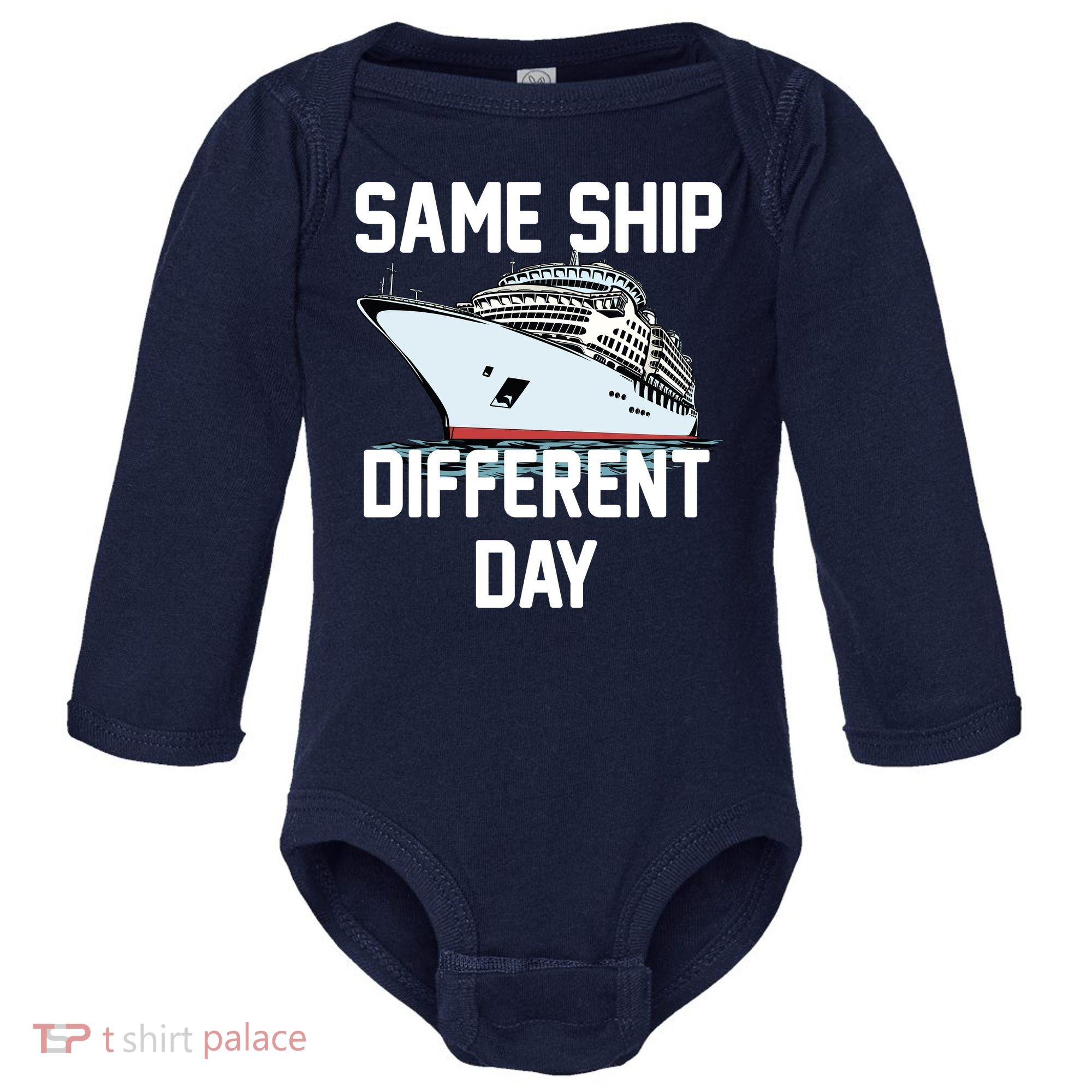 Same Ship Different Day Baby Long Sleeve Bodysuit