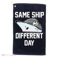 Same Ship Different Day Golf Towel thumb 0