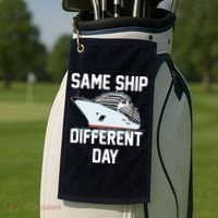 Same Ship Different Day Golf Towel thumb 2