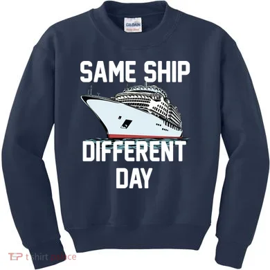 Same Ship Different Day Kids Sweatshirt
