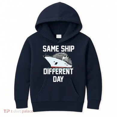 Same Ship Different Day Kids Hoodie
