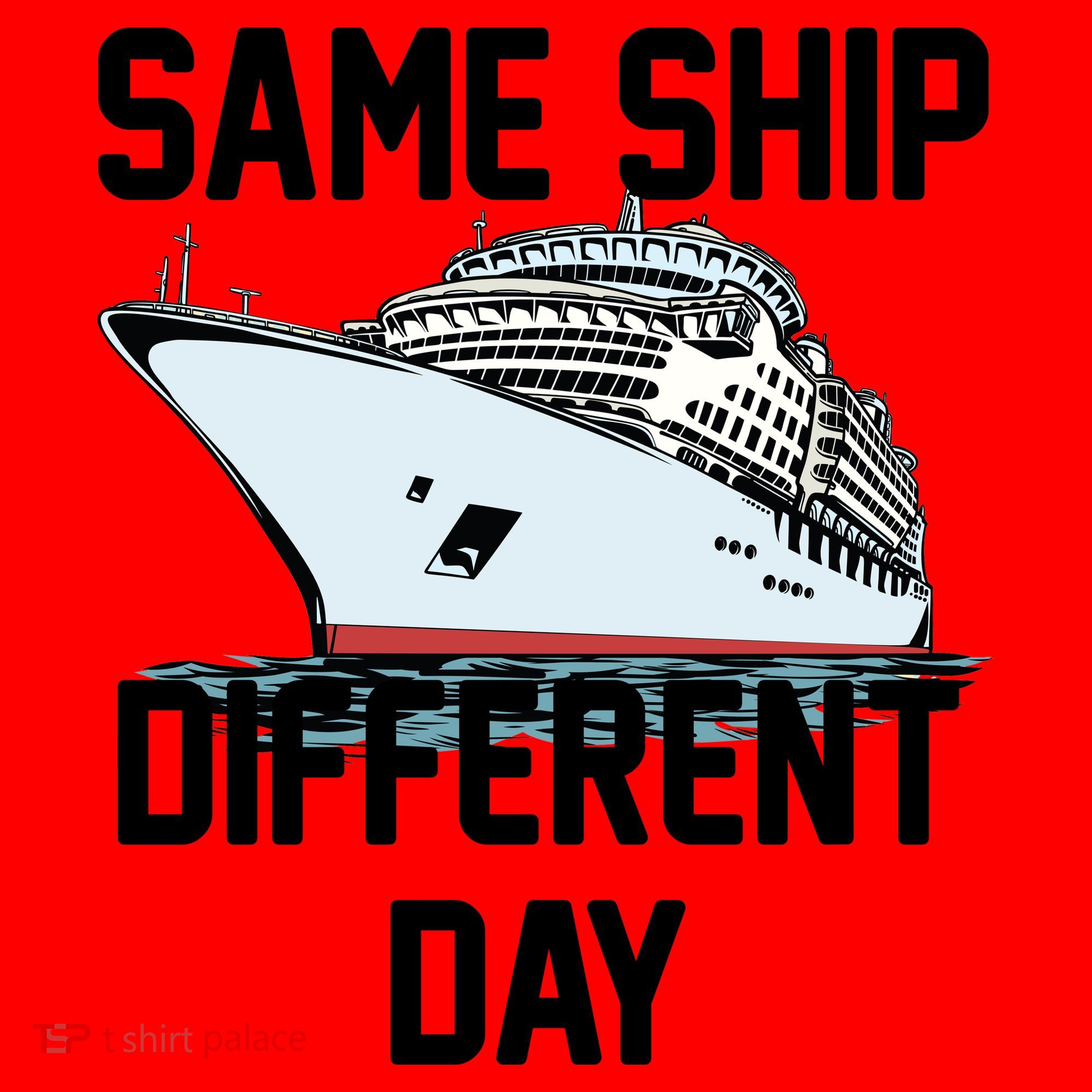 Same Ship Different Day Santa Hat