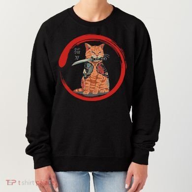 Samurai Cattana Emblem Women's Sweatshirt