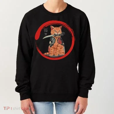 Samurai Cattana Emblem Women's Sweatshirt