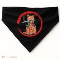 Samurai Cattana Emblem USA-Made Doggie Bandana thumb 0
